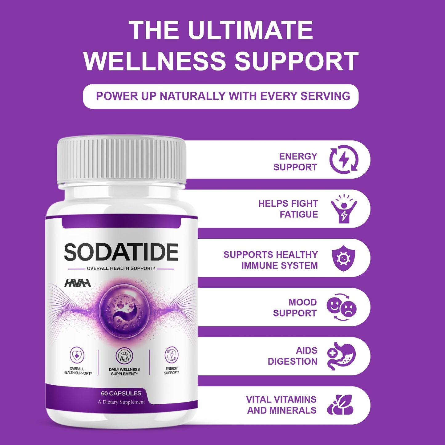 Havah Sodatide Capsules, 180 Capsules