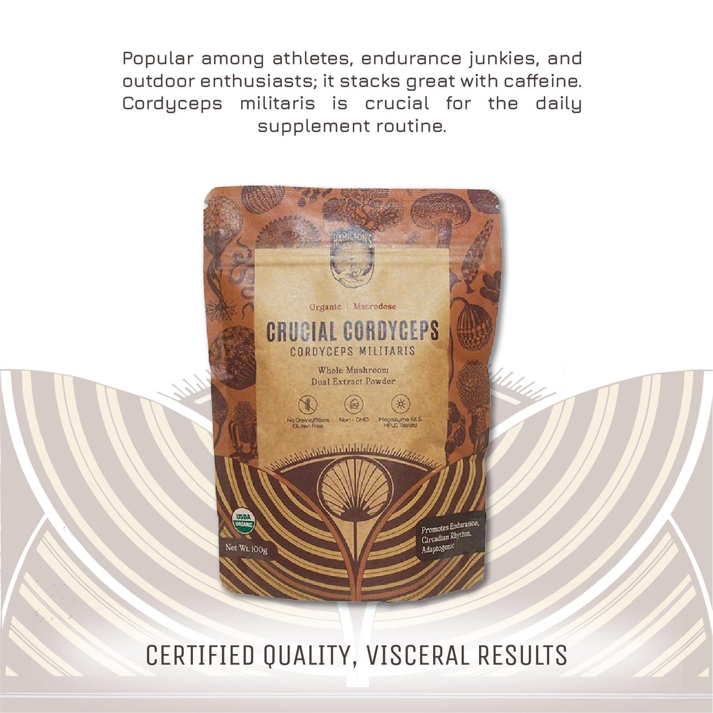 Hamilton's Crucial Cordyceps Powder 3.53 oz