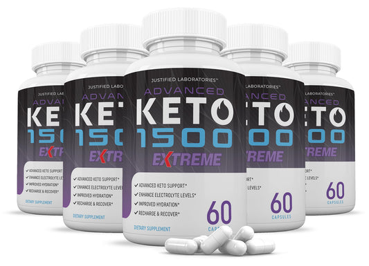 Justified Laboratories Advanced Keto 1500 Extreme 1675MG, 300 Capsules