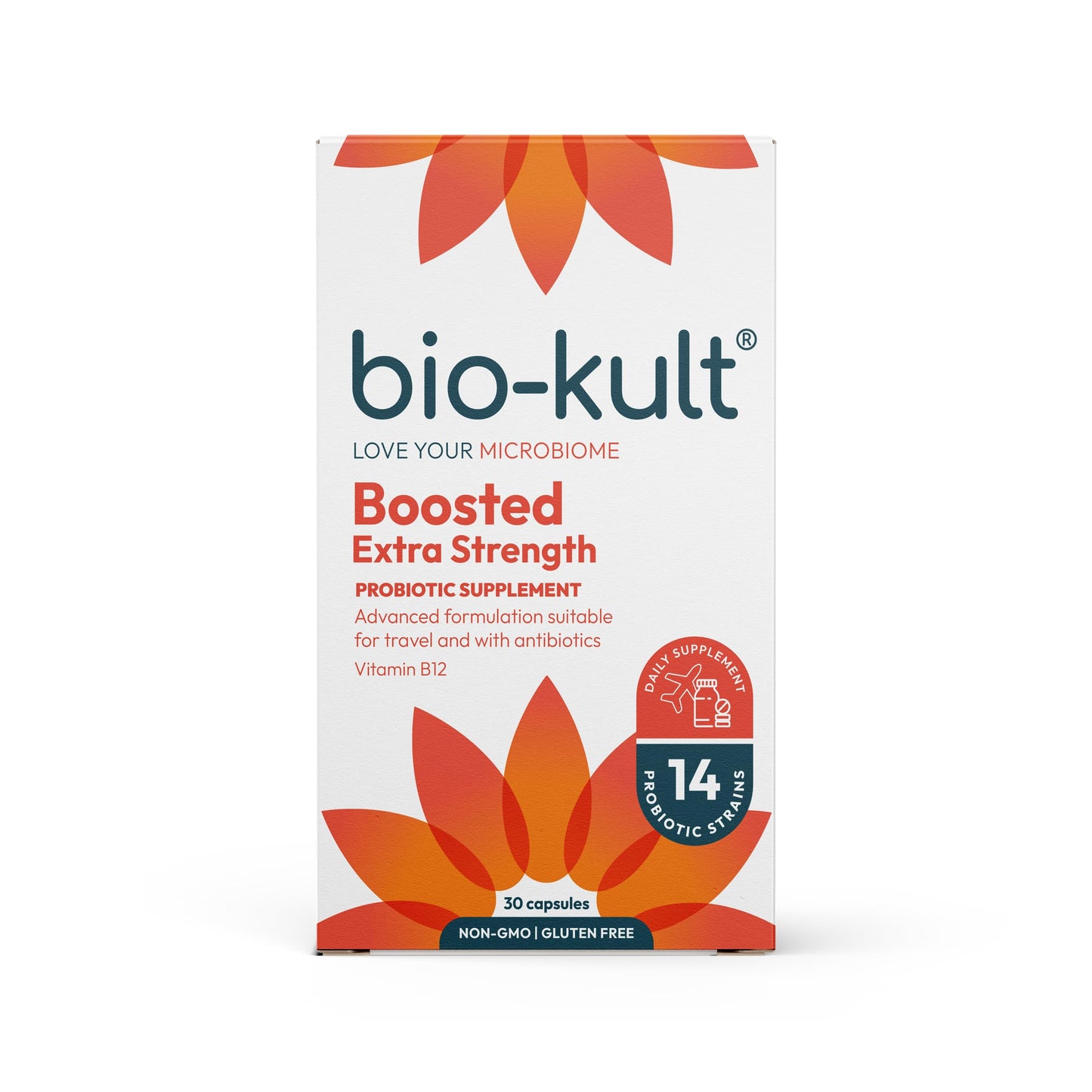 Bio-Kult Boosted Extra Strength Probiotic Supplement Capsule, 30 Capsules
