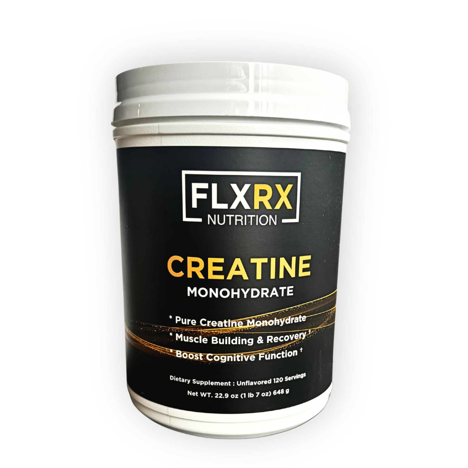FLXRX Nutrition Creatine Monohydrate Powder, 120 Servings