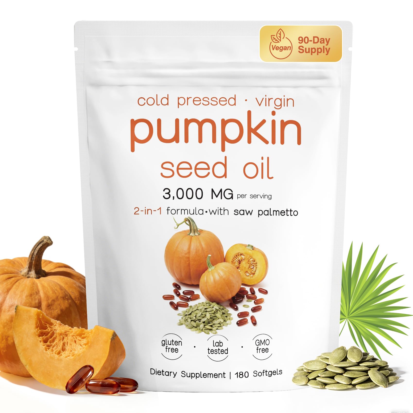 Isprelon Pumpkin Seed Oil with Saw Palmetto Softgels 180