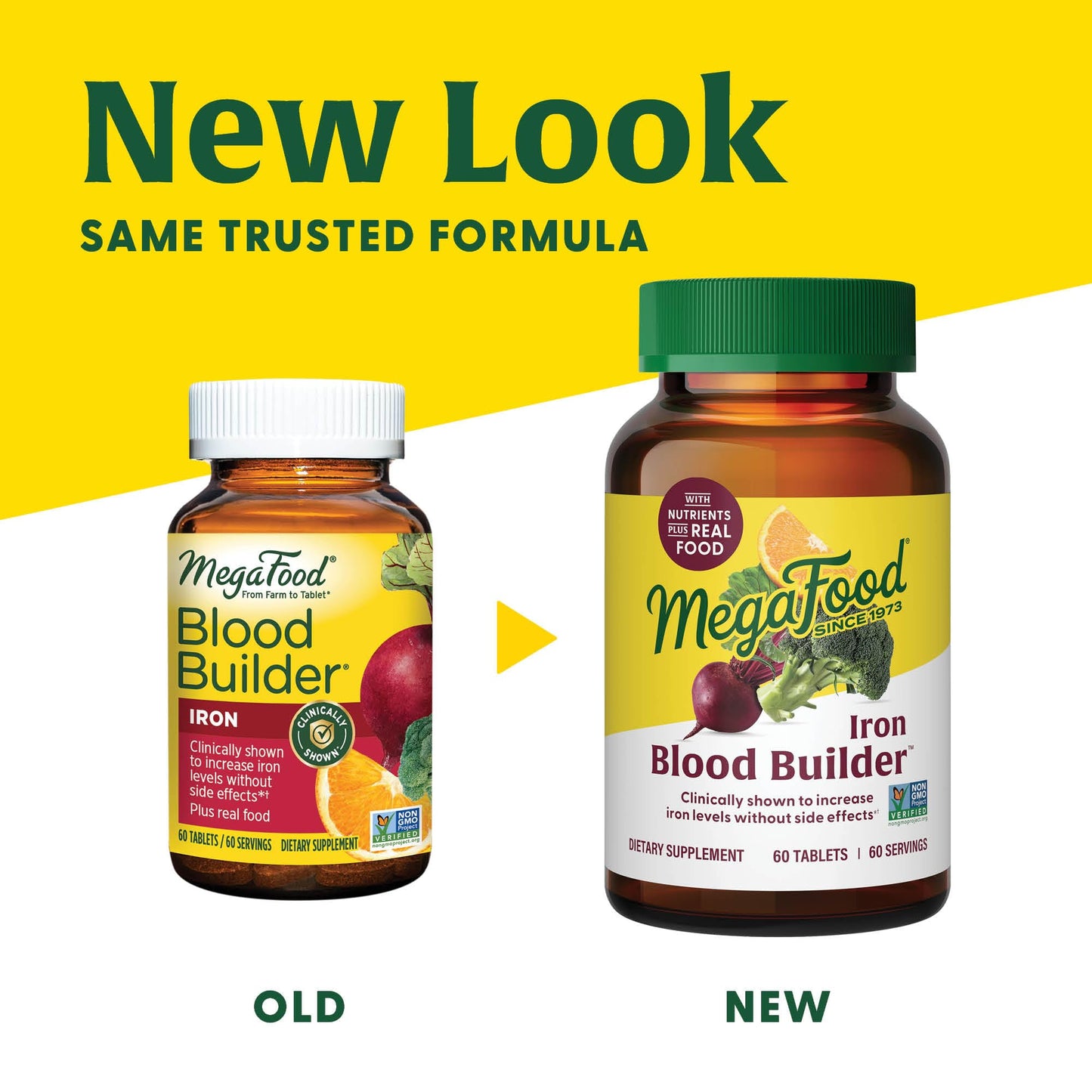 MegaFood Blood Builder Iron Supplement 180 Tablets