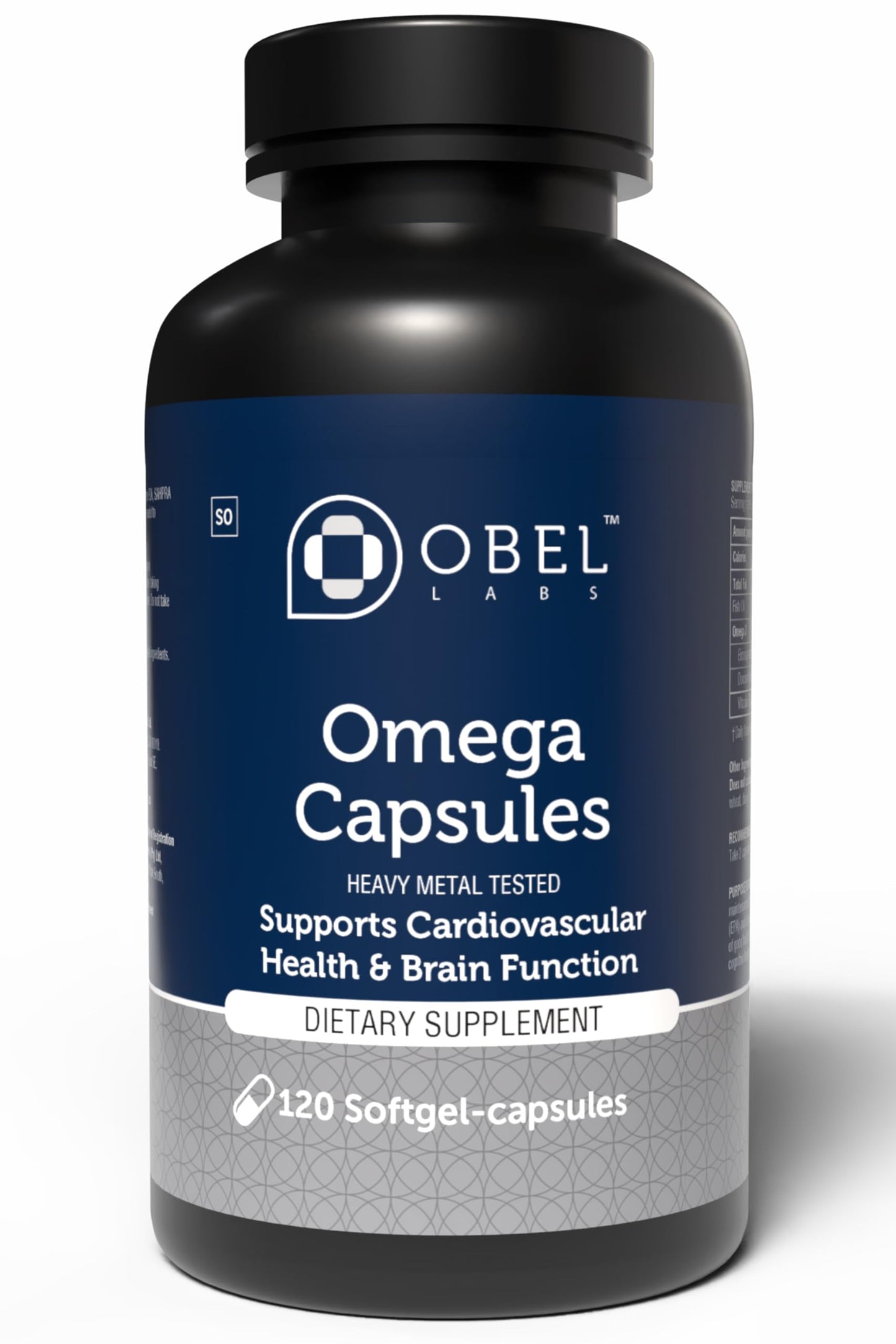 obel Purified Omega 3 120 Softgels
