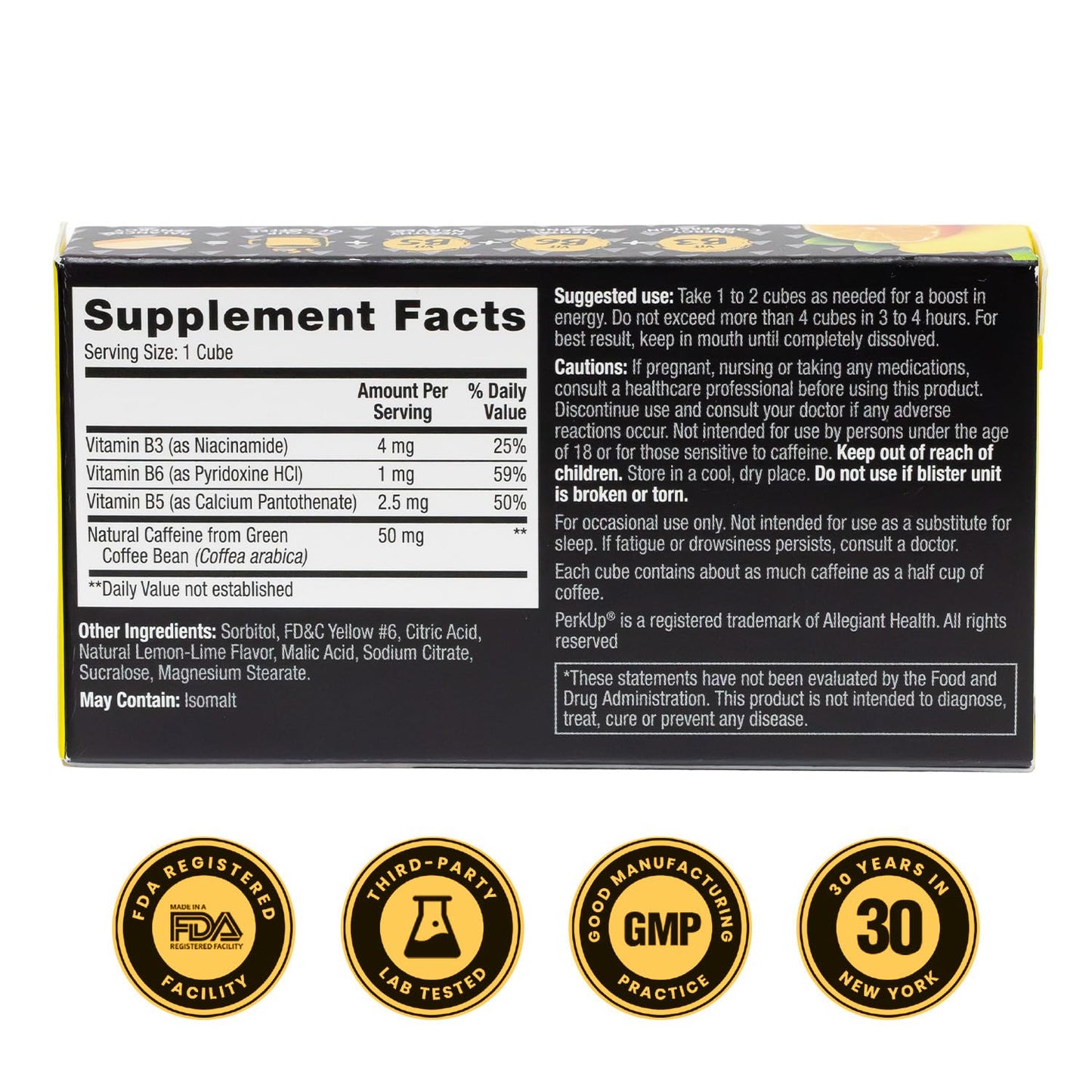 HealthA2Z PerkUp Energy Booster Caplets 20-Count