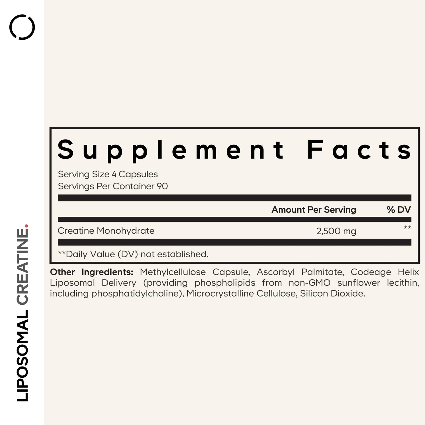 Codeage Liposomal Creatine Monohydrate Supplement 360 Capsules