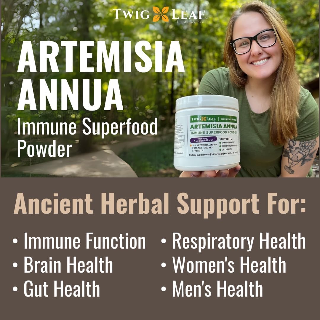 Twig & Leaf Artemisia Annua Sweet Wormwood Herbal Powder, 8.5 oz