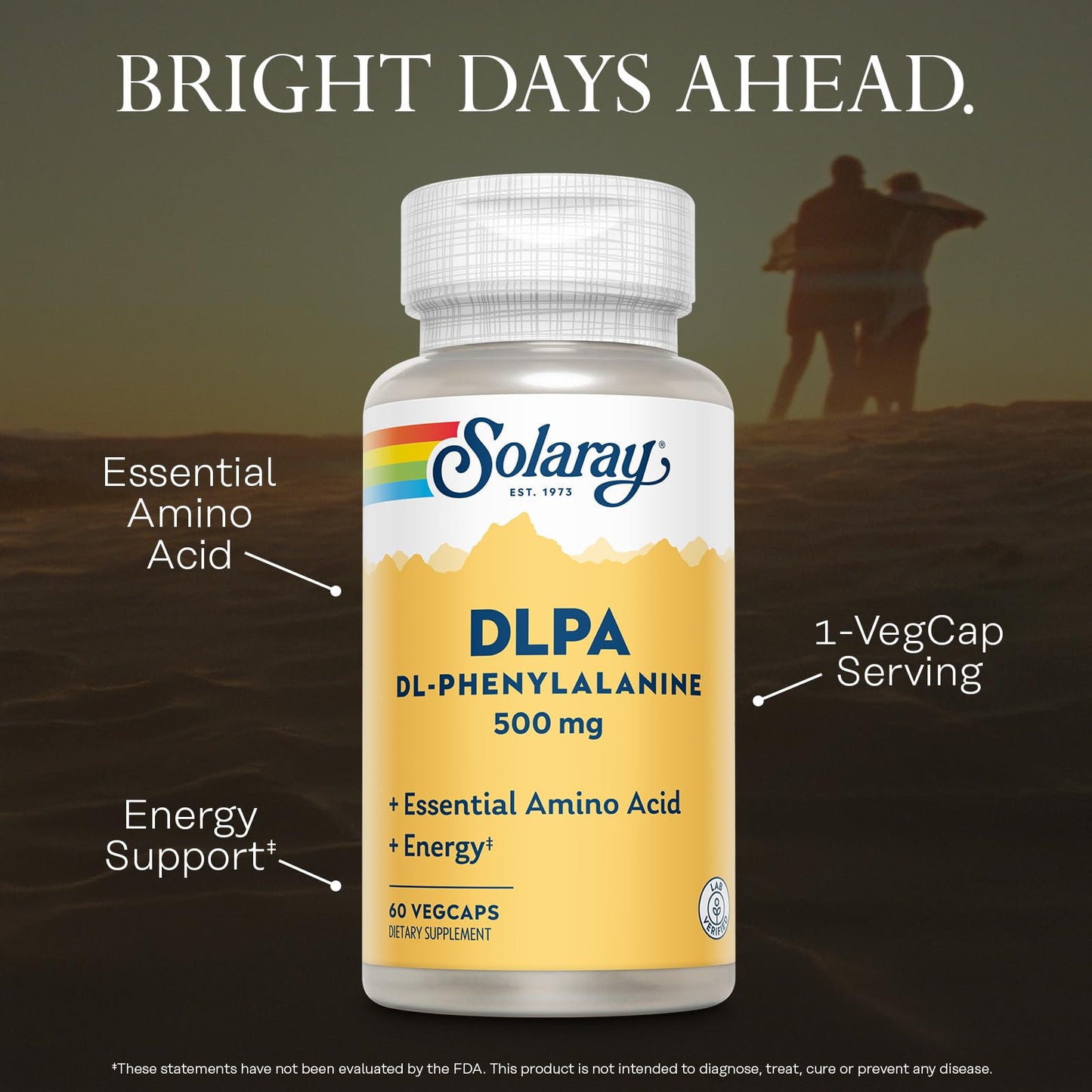 SOLARAY DL-Phenylalanine Capsule 60 Count