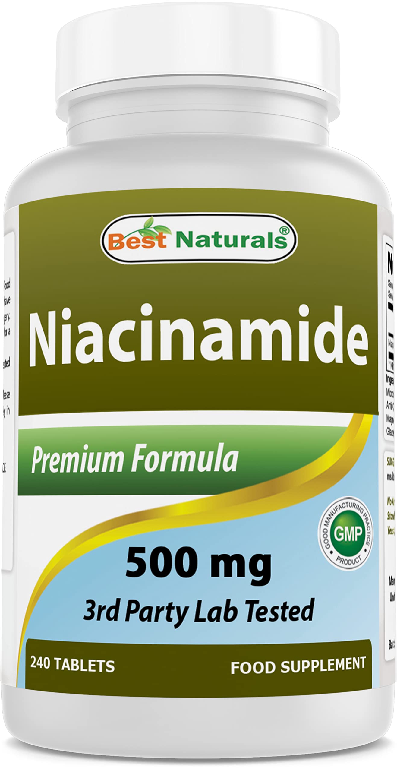 Best Naturals Niacinamide 500mg Tablets 240