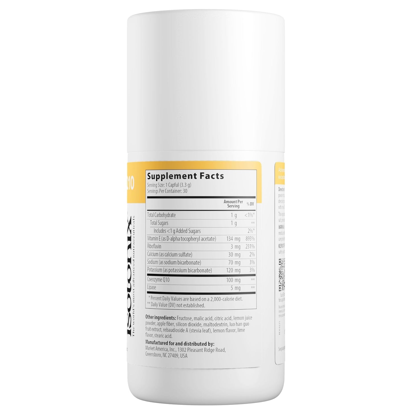 Isotonix CoQ10 Supplement Powder 3.5 Ounce