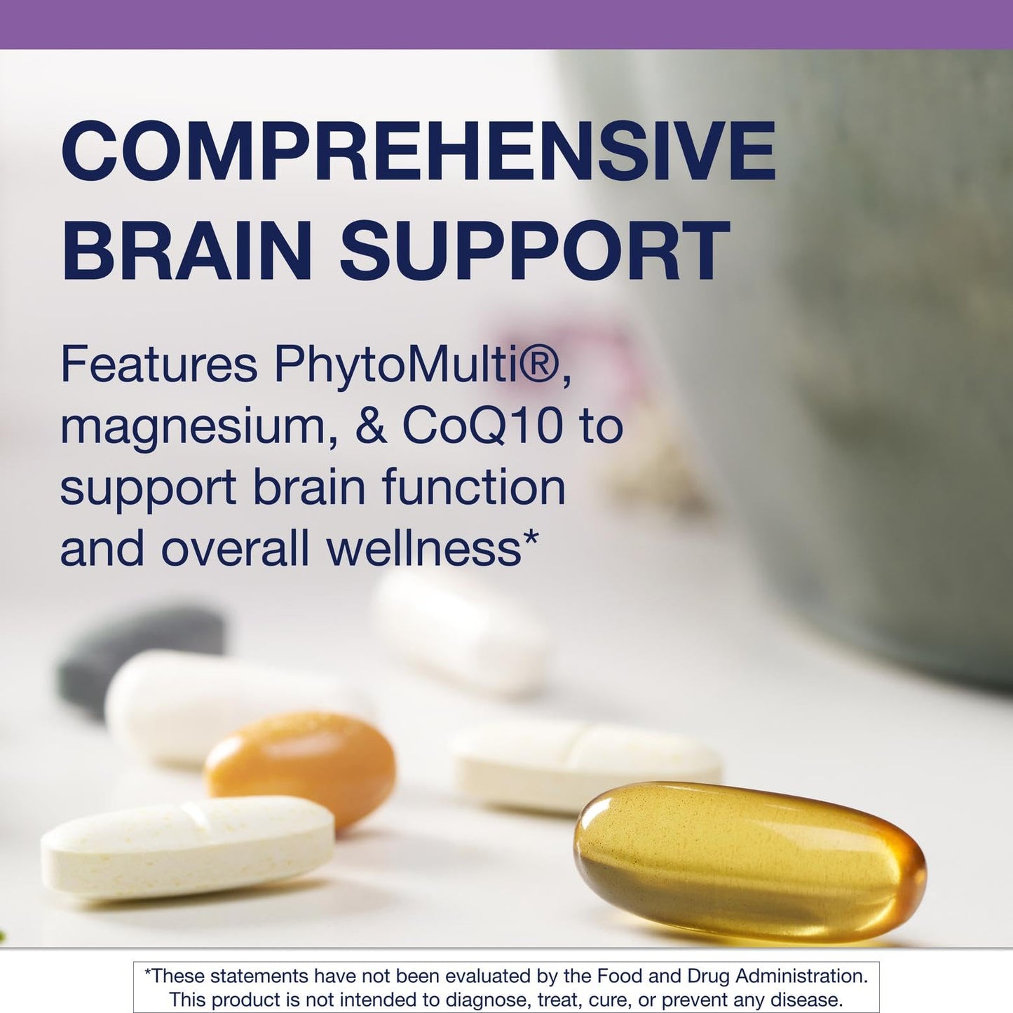 Metagenics Wellness Essentials Brain Health - Comprehensive Daily Multivitamin Packs with Alpha Lipoic Acid, Biotin, DHA, Folate & CoQ10 - Supports Memory, Focus & Brain Function Softgels 30