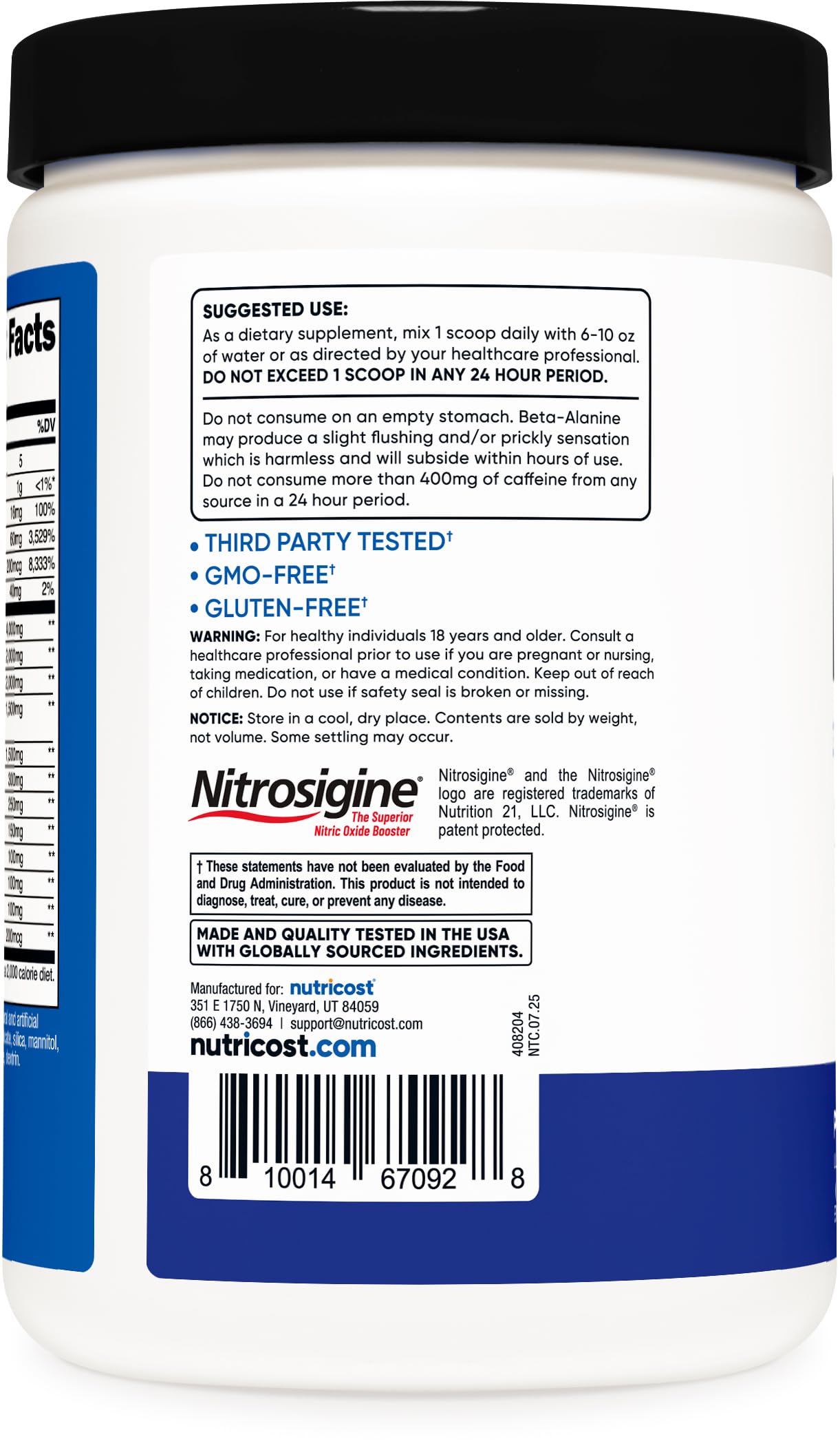 Nutricost Pre-X Xtreme Pre-Workout Powder Complex 16