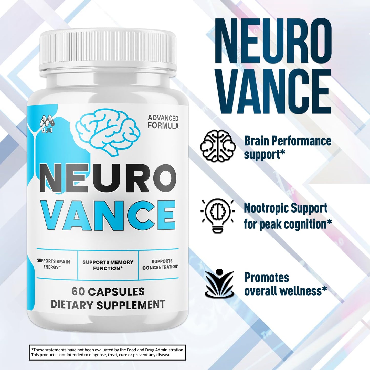 MJO Neuro Vance Capsule 180 Capsules