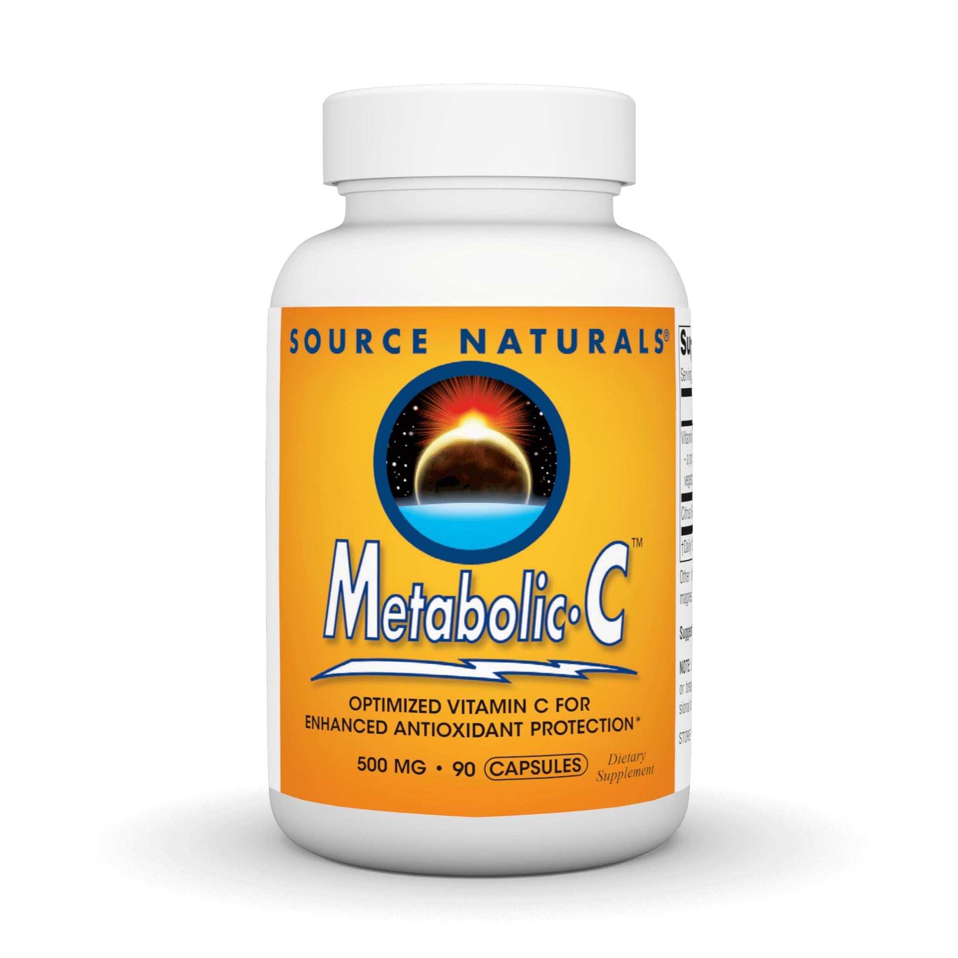 Source Naturals Metabolic C 500 mg Capsules 90 Count