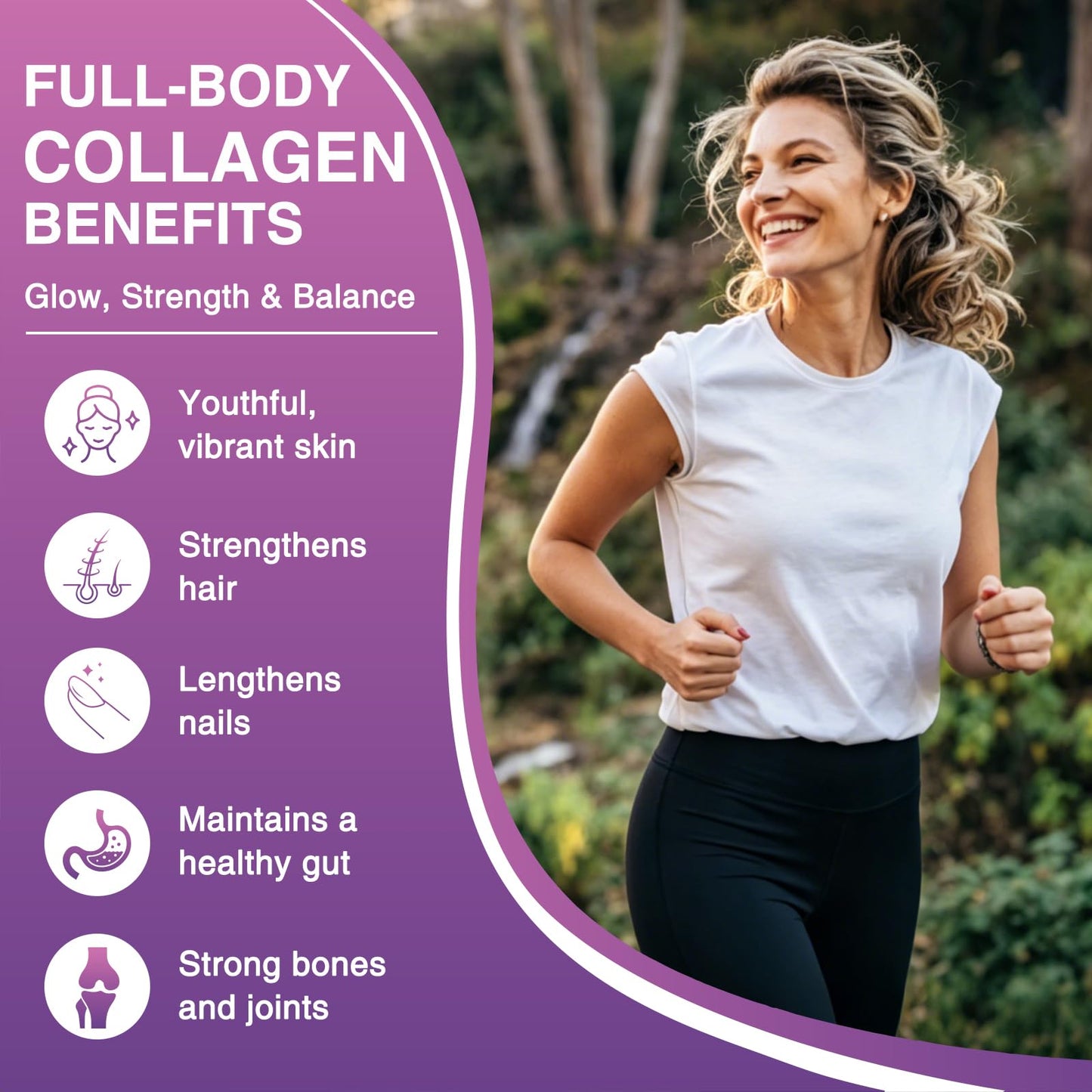 ZEBORA Multi Collagen Peptides Powder 12.35 Ounce, 35 Servings