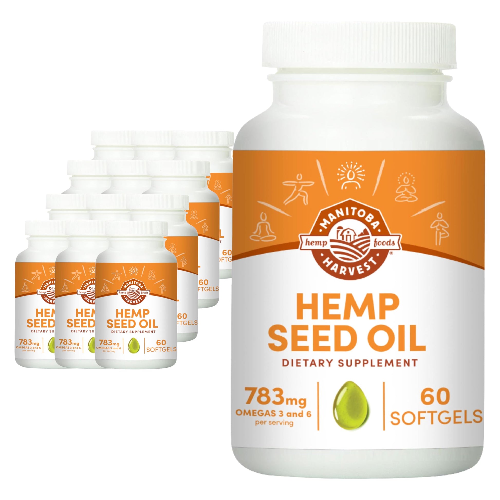 Manitoba Harvest Hemp Seed Oil Softgels 720 Count