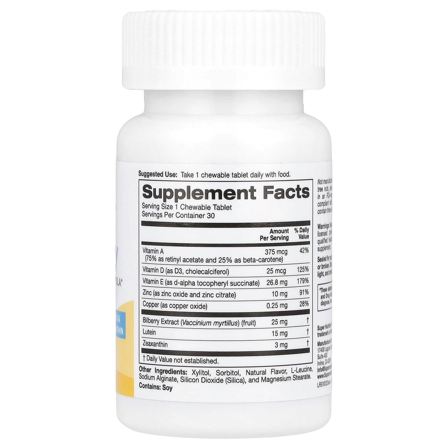 SuperNutrition SimplyOne See Clearly One/Day Tablet 30 Tablets