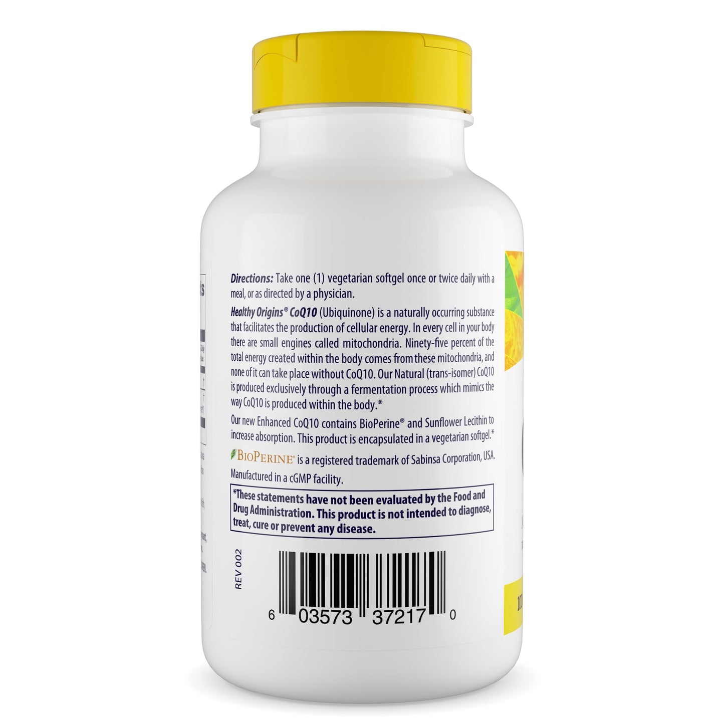Healthy Origins CoQ10 100 mg + BioPerine Softgels, 150