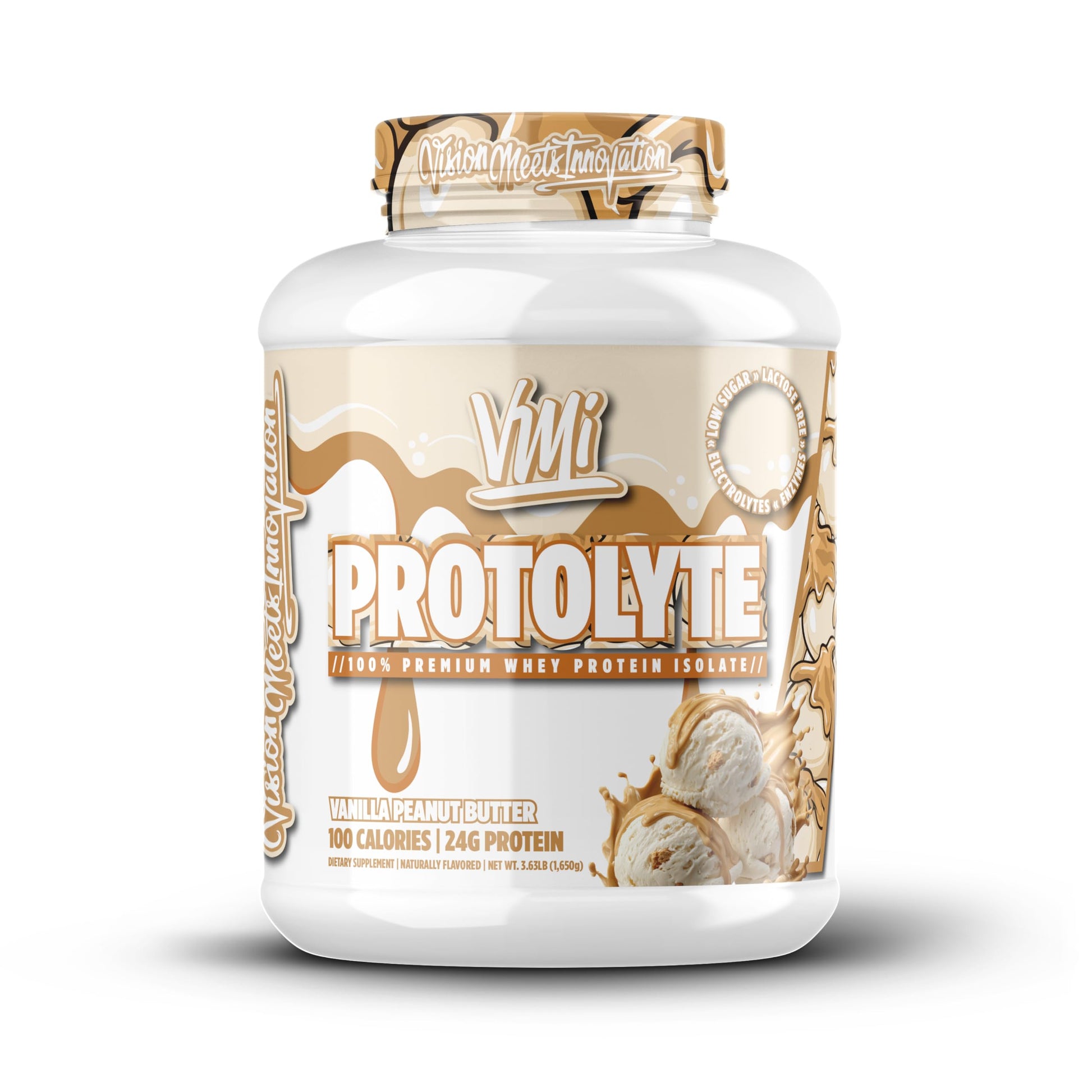 VMI Sports ProtoLyte Whey Isolate Protein Powder Vanilla Peanut Butter, 4.6 lb