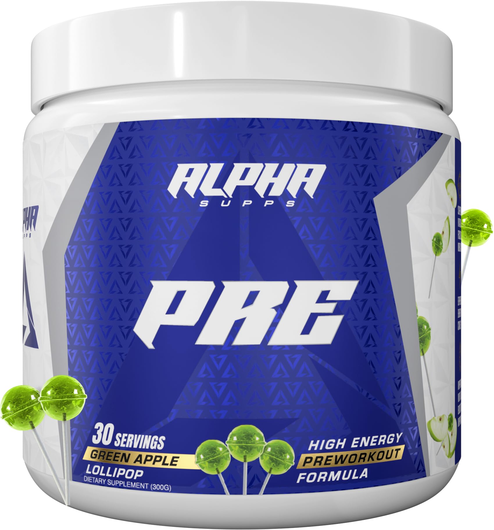 Alpha Supps Pre-Workout Powder 10.6 Ounce (Pack of 1)