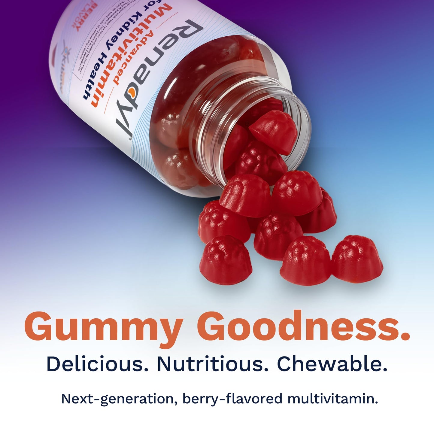 Renadyl Advanced Multivitamin for Kidney Health Chewable 60 Gummies
