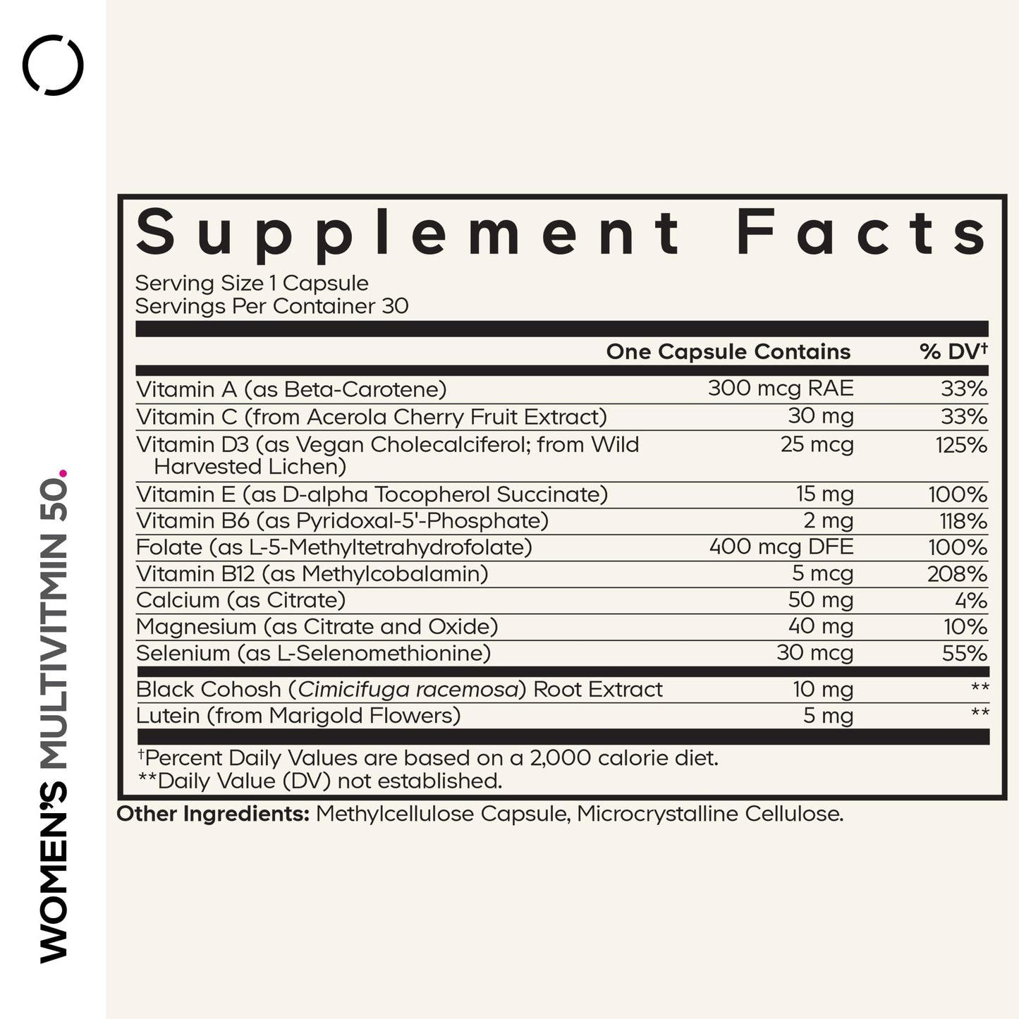 Codeage Women’s Multivitamin 50 Capsule, 30 Count
