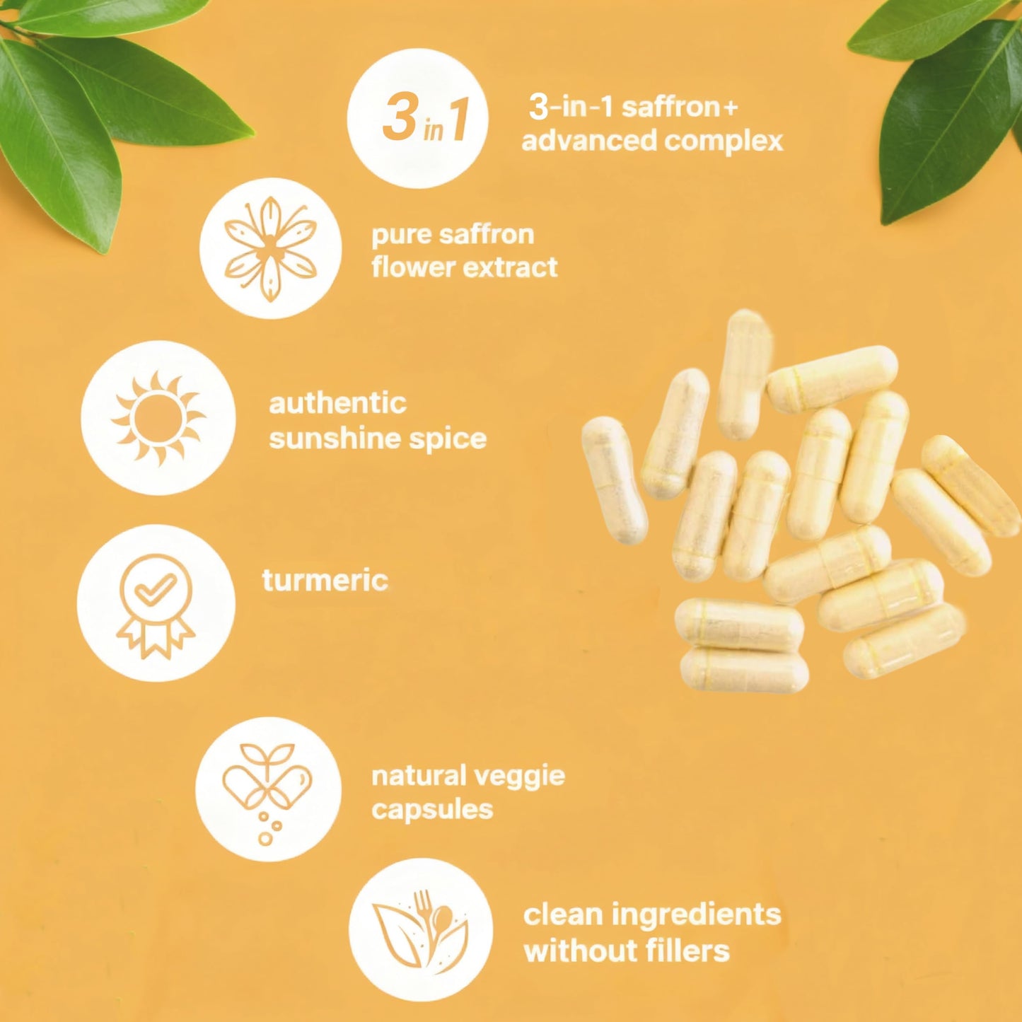 versafy Happy Saffron Capsule 1 Count