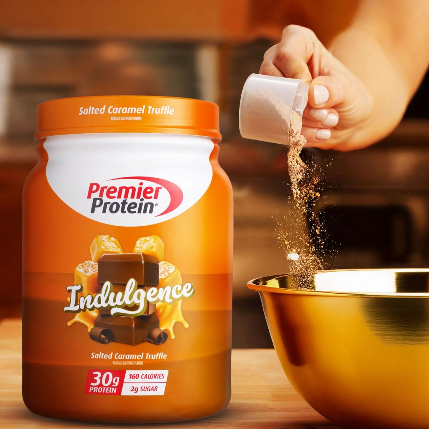 Premier Protein Powder Indulgence Salted Caramel Truffle, 24.5 oz