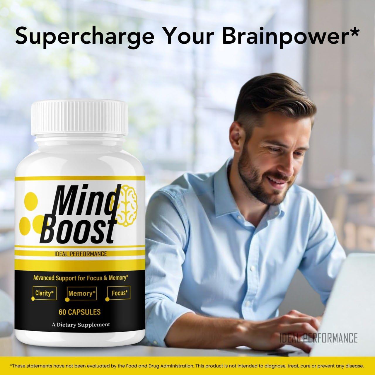 Ideal Performance Mind Boost Capsules 180 Count