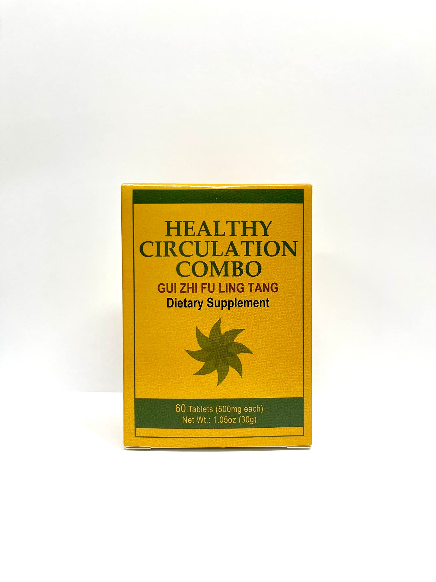 Lao Wei Healthy Circulation Combo Gui Zhi Fu Ling Tang Herbal Supplement Tablet, Supports Women's Circulation and Menstruation, 60 Tablets, 500 mg Each, Made in USA