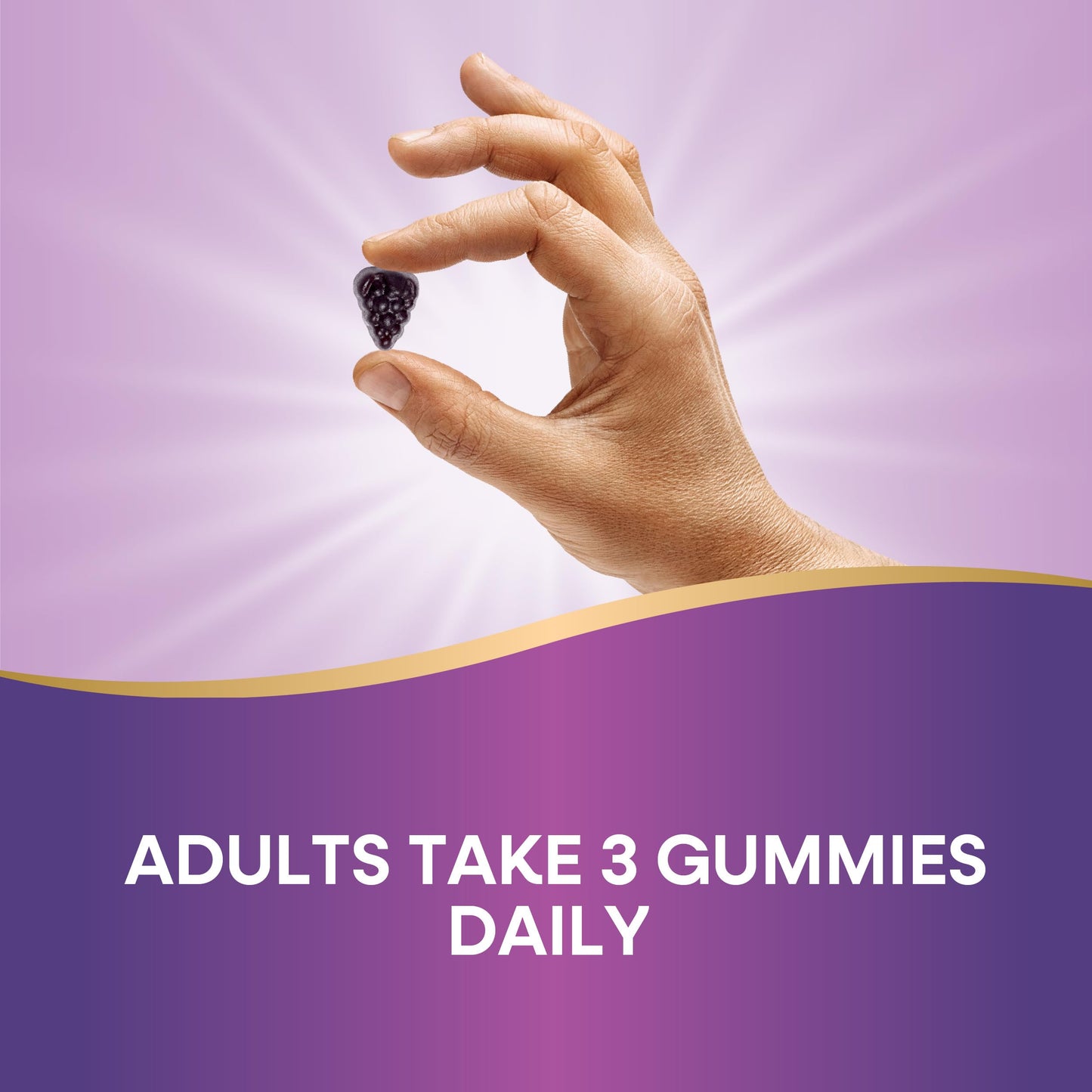 Nature's Way Alive! Immune Support Gummies with Elderberry Extract, Vitamins C & D3, Zinc, No Gluten, Grape & Cherry Flavored, 90 Gummies