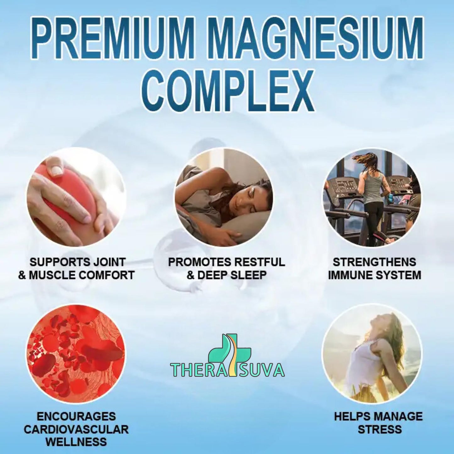 TheraSuva High Absorption Magnesium Complex Softgels 120 Count