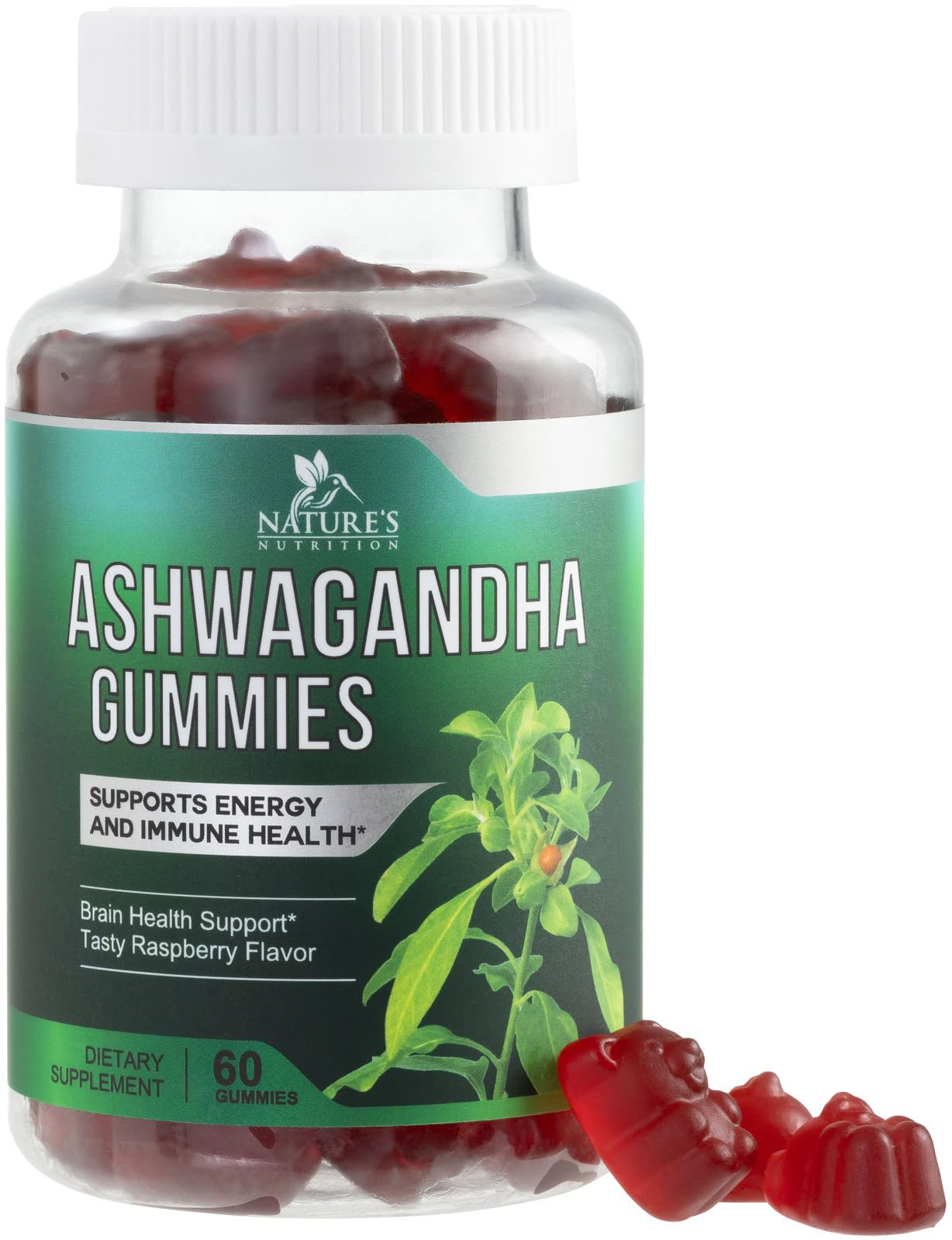 Nature's Nutrition Ashwagandha Gummies 60 Gummies