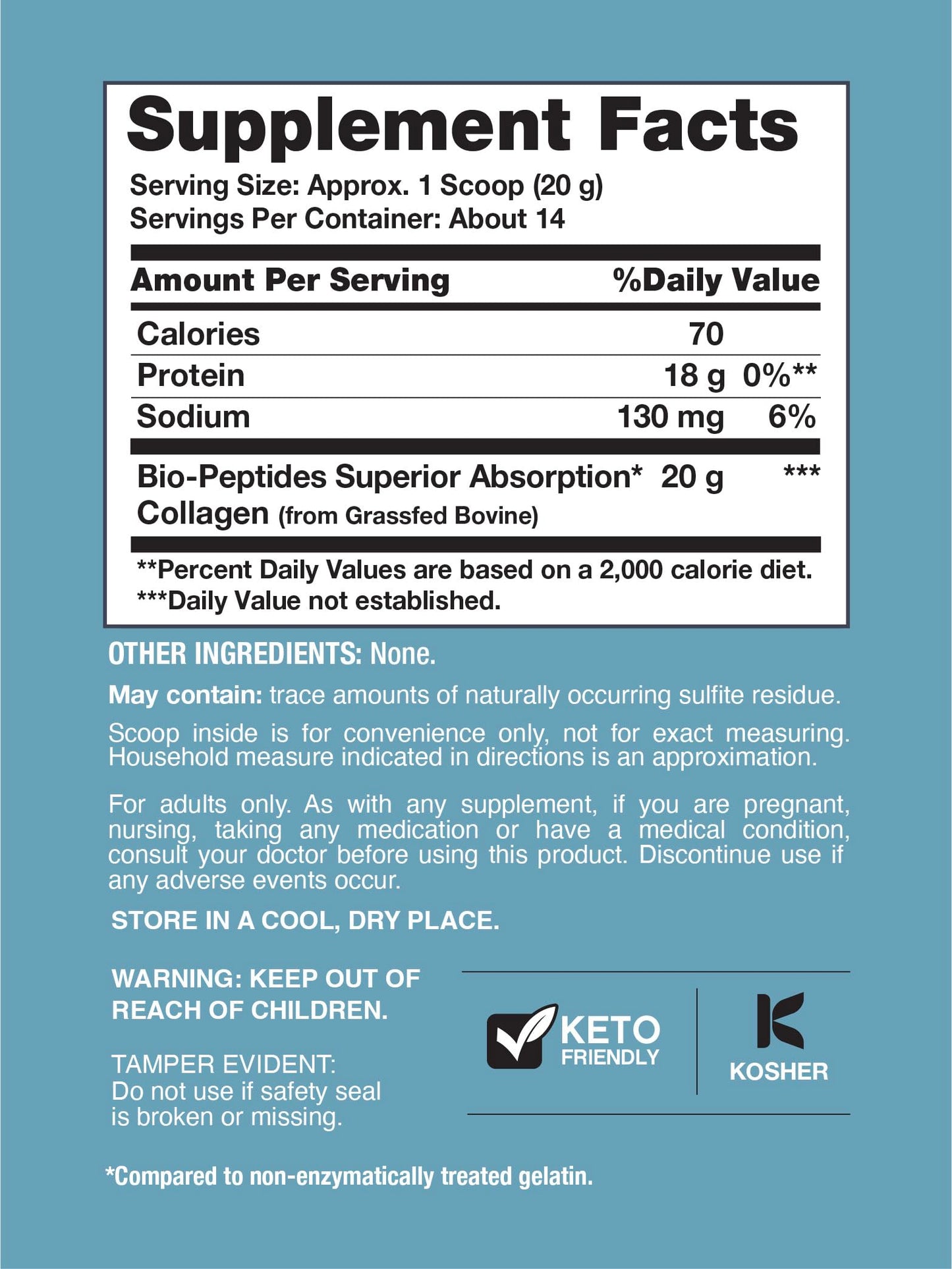 NeoCell Collagen Bio-Peptides Powder 10 oz