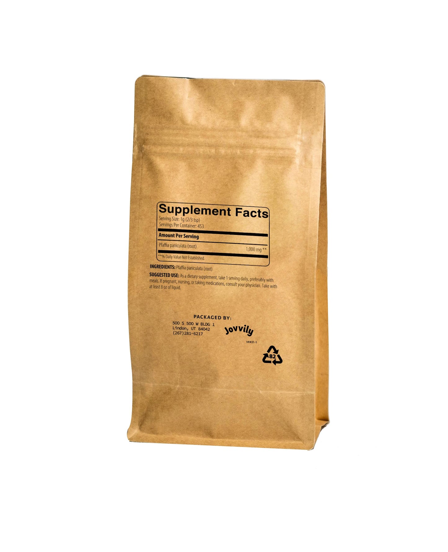 Jovvily Suma Root Powder 1 Count