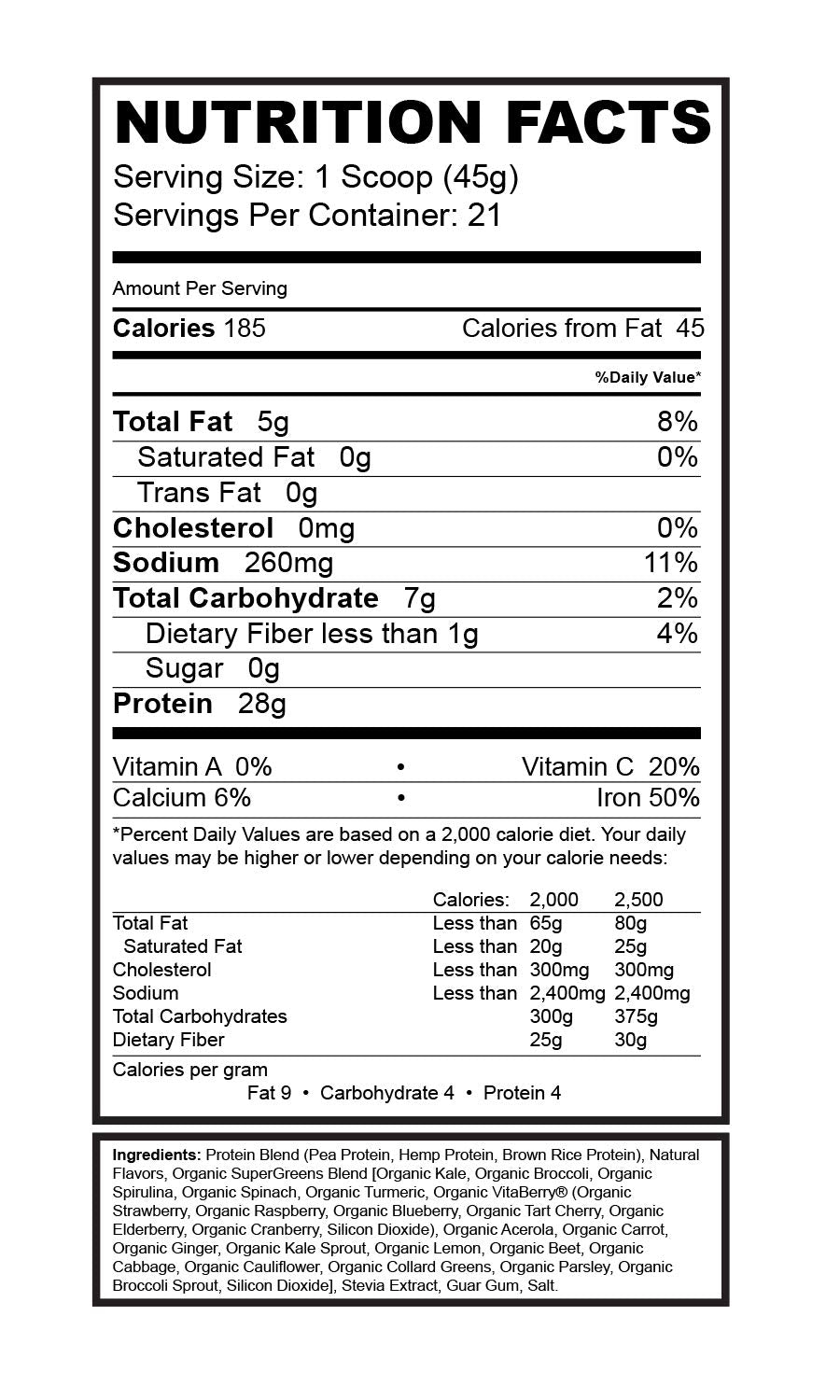 BioHealth Nutrition Phyto Perfect Vanilla Protein Powder, 32 Servings