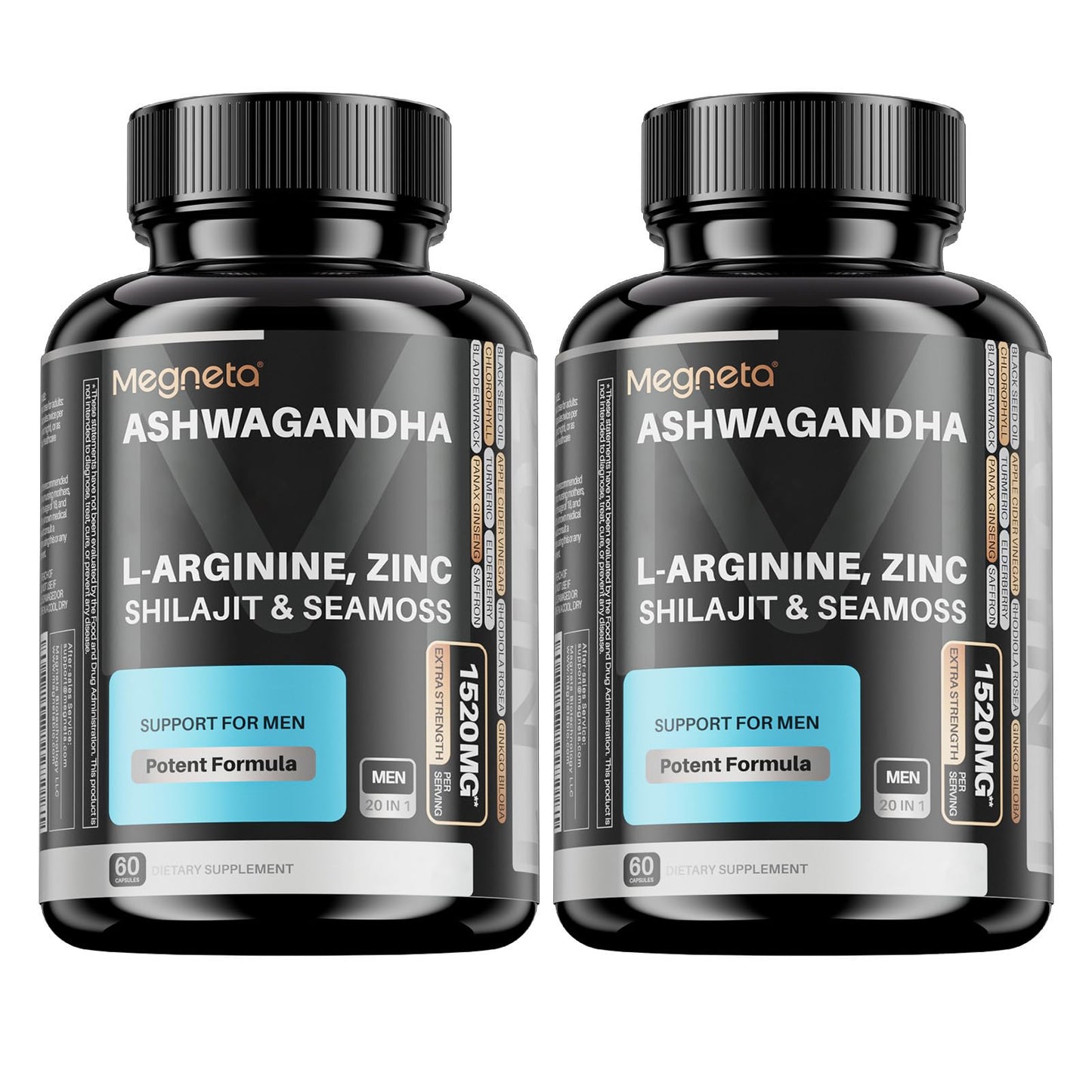 MEGNETA Root Complex with L-Arginine & L-Citrulline Capsule, 120 Capsules