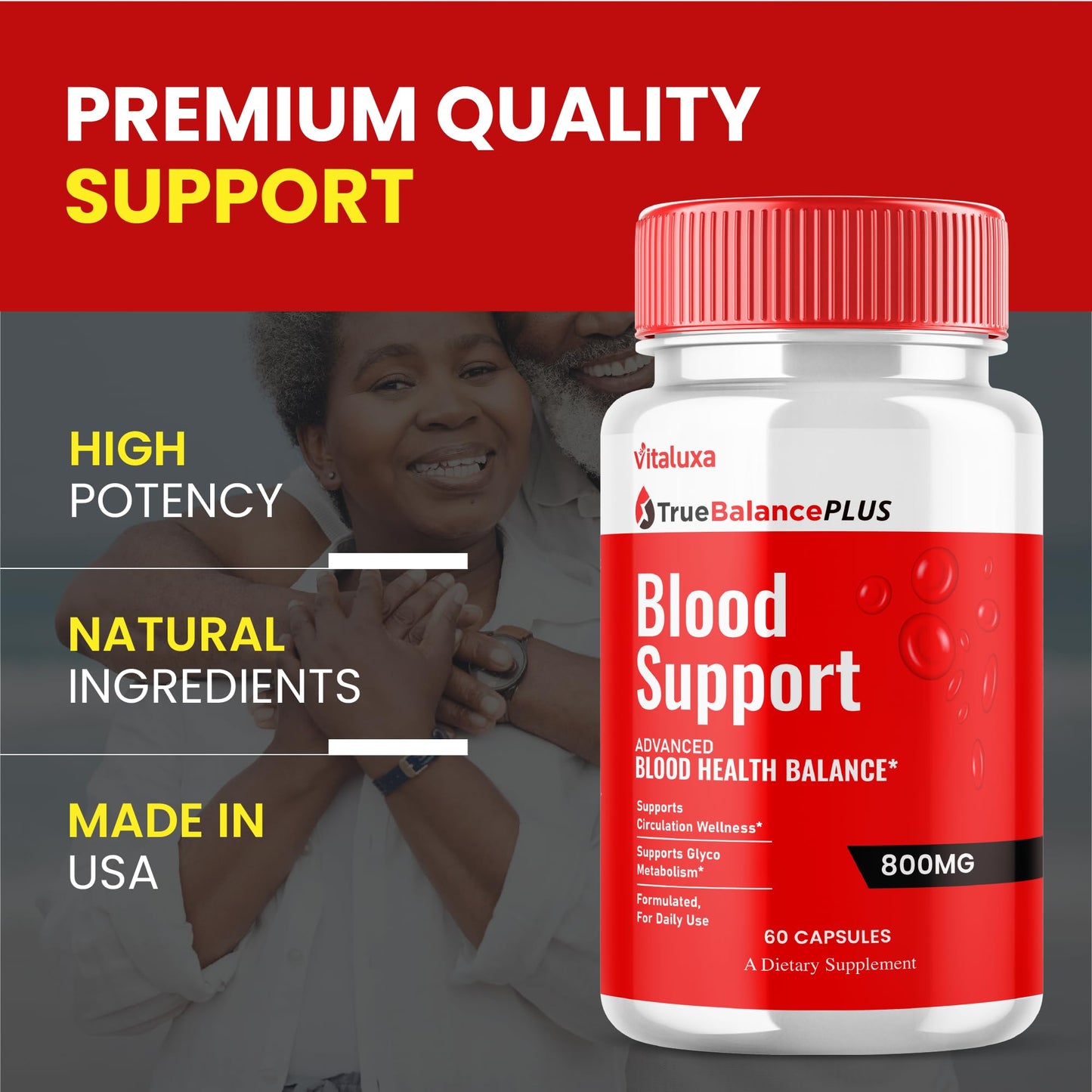 Vitaluxa Tru Balance Plus Support Capsules 300 Capsules