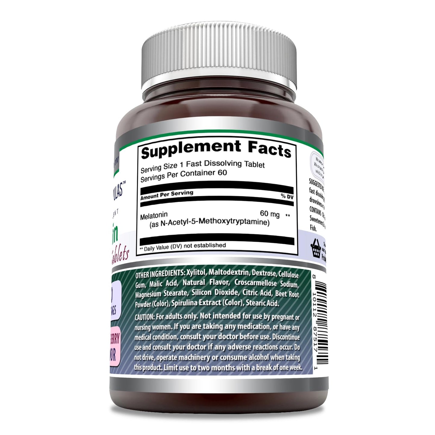 Amazing Nutrition Melatonin Fast Dissolving Supplement 1 Tablet