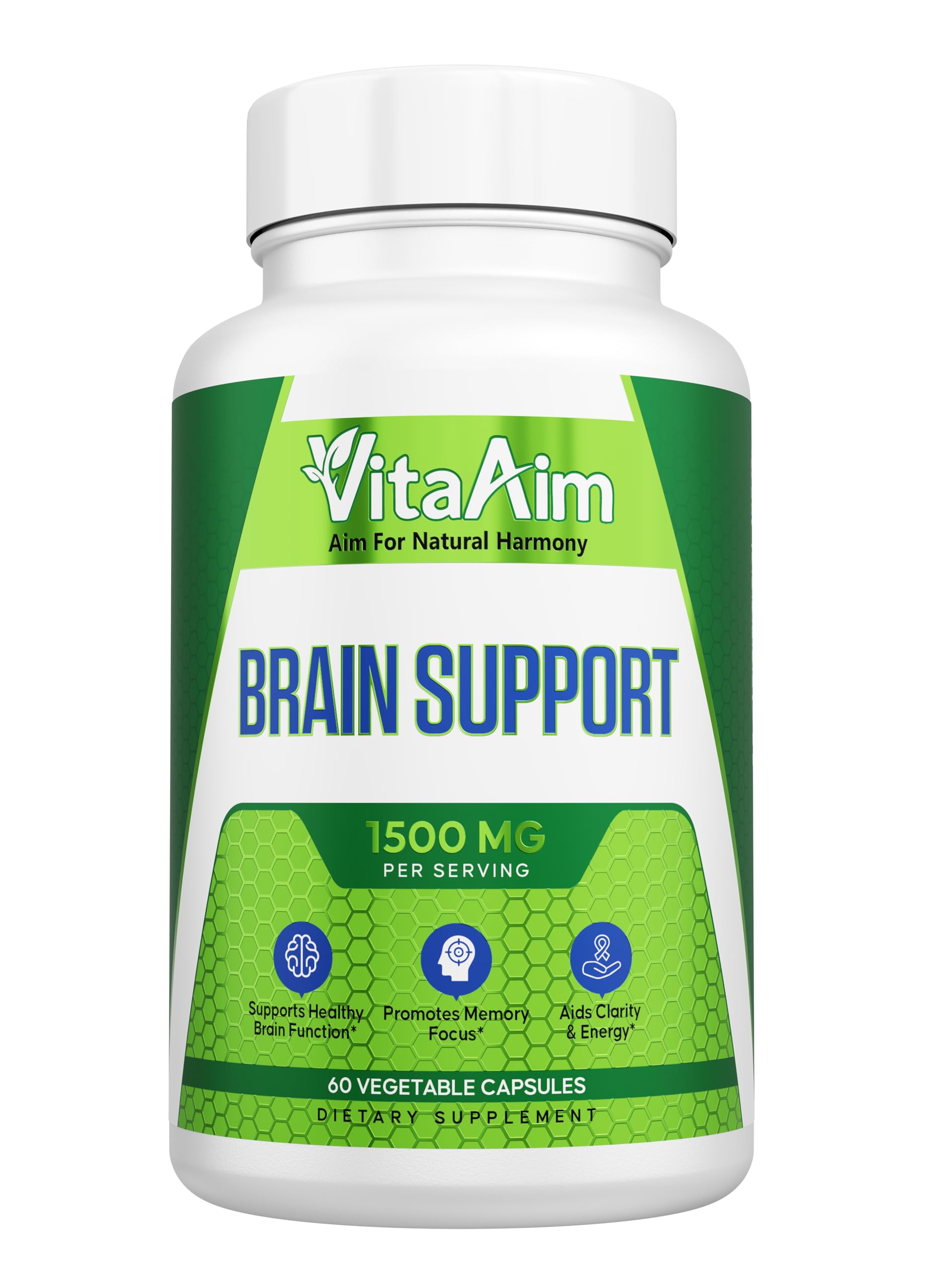 VitaAim Brain Support Supplement Capsules, 120 Count