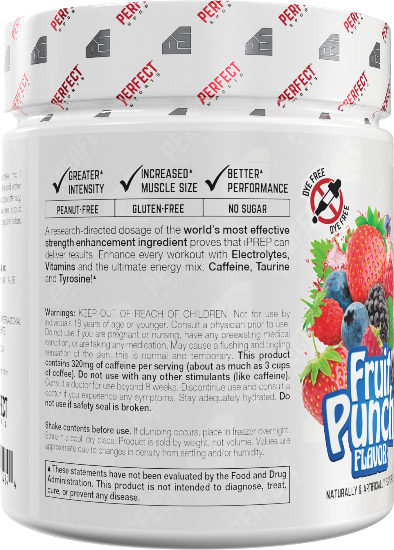 PERFECT SPORTS iPREP Advanced Pre Workout Powder 10.6 Ounce