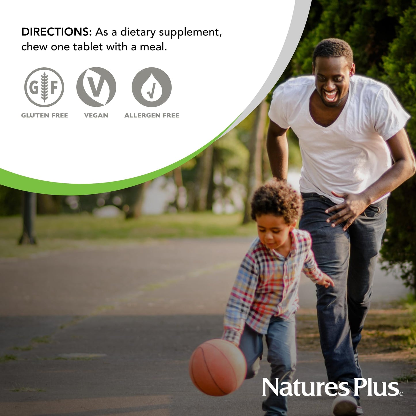 NaturesPlus Chewable Bromelain Tablet 180 Tablets