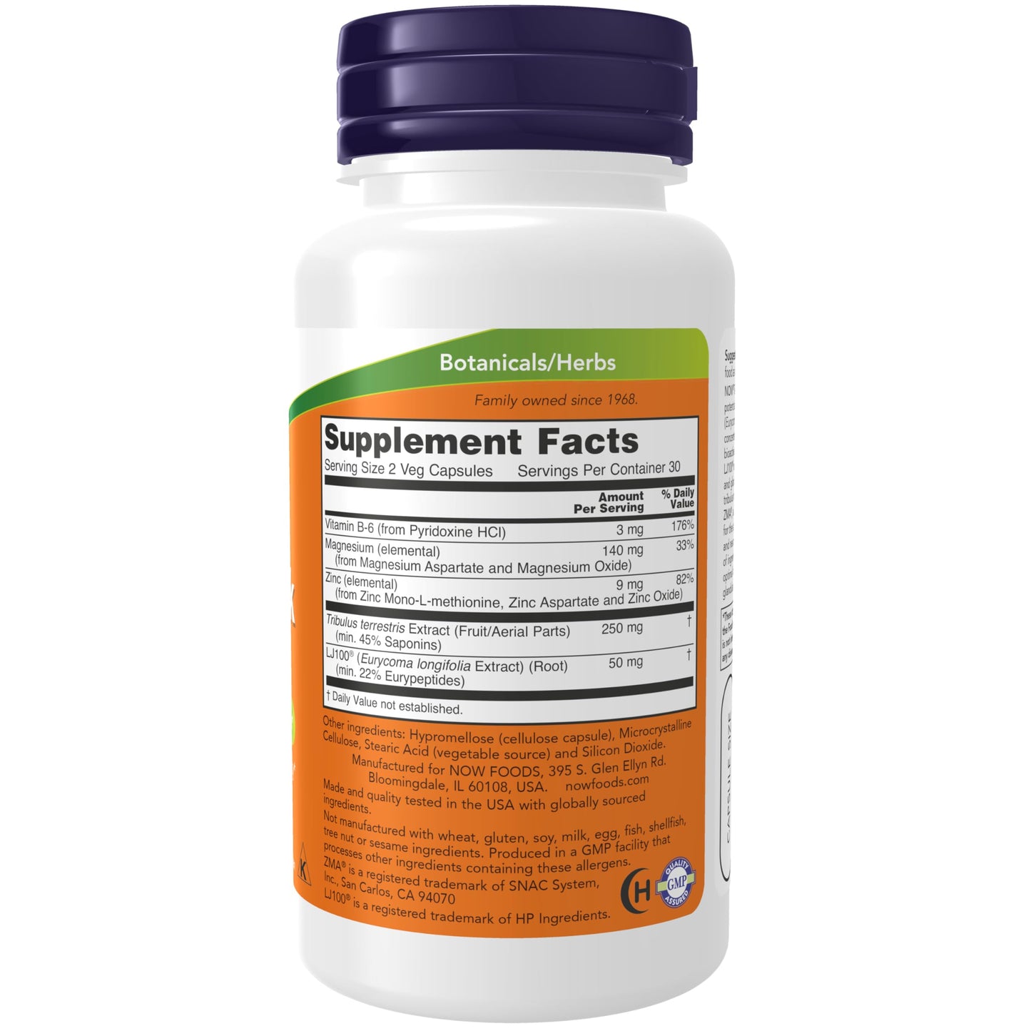 NOW Foods TestoJack 100 with LJ100, Capsules, 60 Count