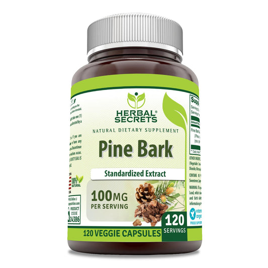 Herbal Secrets Pine Bark Extract Capsule 1 Count