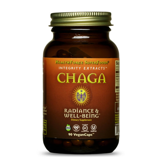 HEALTHFORCE SUPERFOODS Integrity Extracts Chaga Capsules 90 Count