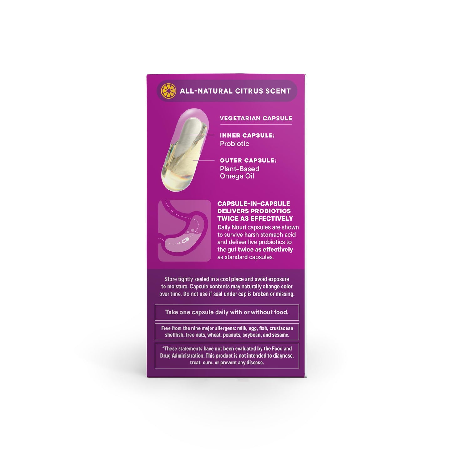 Daily Nouri Hormone Balance Probiotics for Women Capsule 30 Count