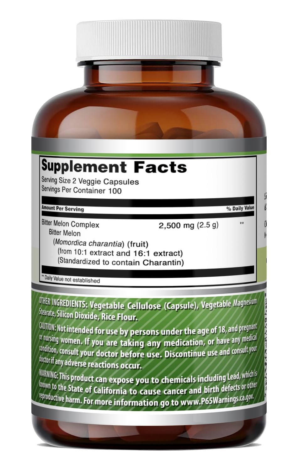 Herbal Secrets Bitter Melon Complex Capsules 200