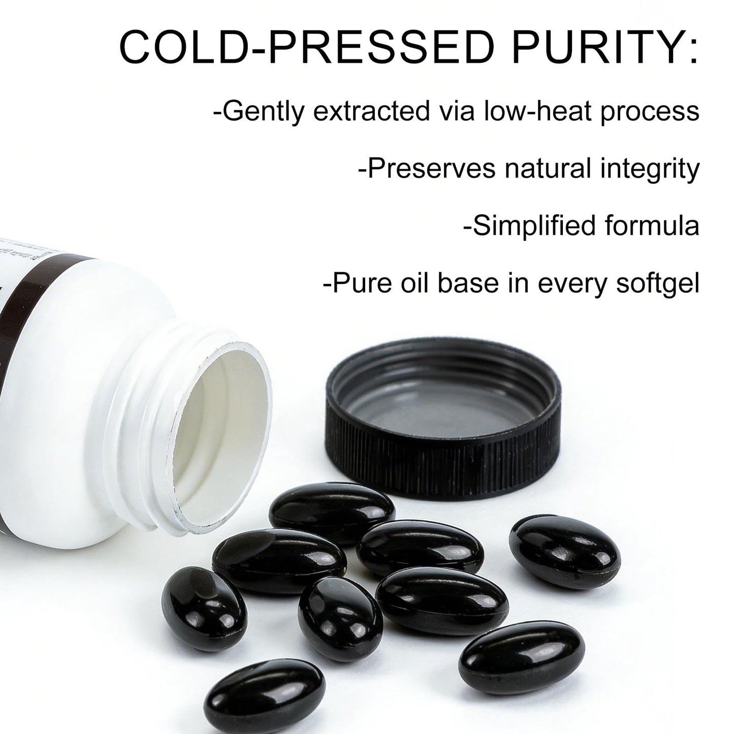 WOJJ Black Seed Oil Softgels 60 Count