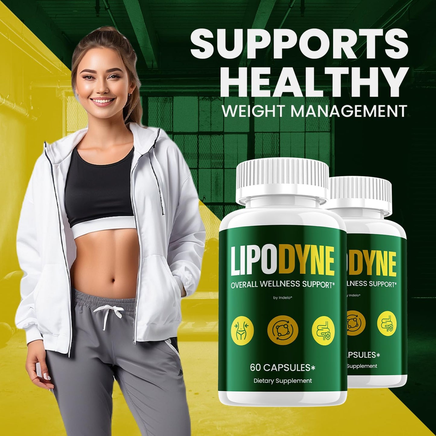 Indelo Lipodyne Advanced Capsule Formula 1000MG, 60 Count