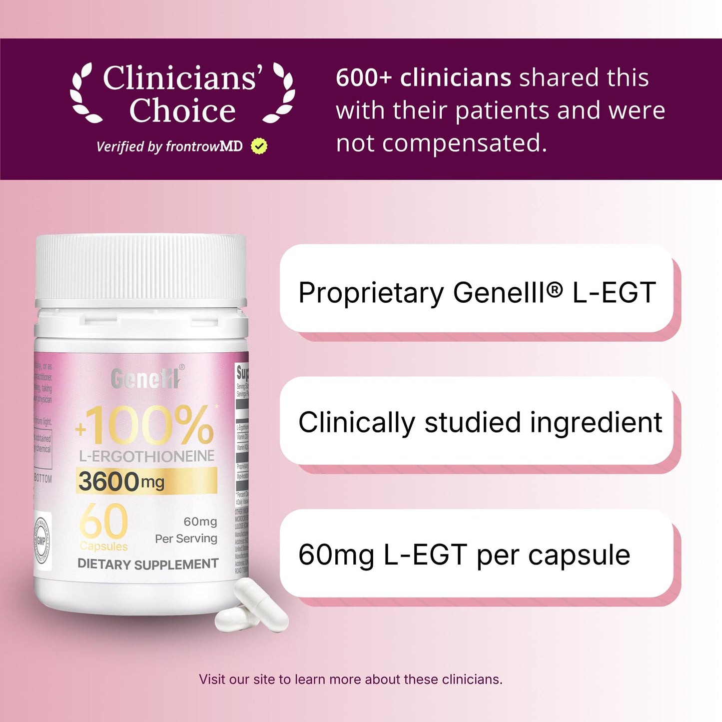 GENEIII Women's Hormonal Health Supplement Capsule 60 Count
